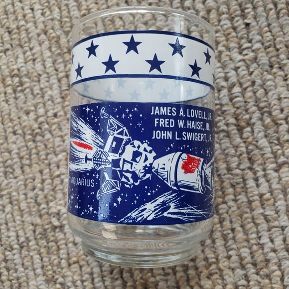 Vintage Apollo 11 1969 Man on the Moon Vintage Glasses NASA Space Program - Picture 3 of 10